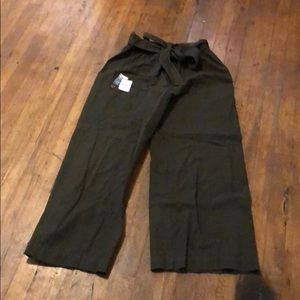 Free people bluebell belted wide leg pants